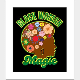 Black Woman Magic Posters and Art